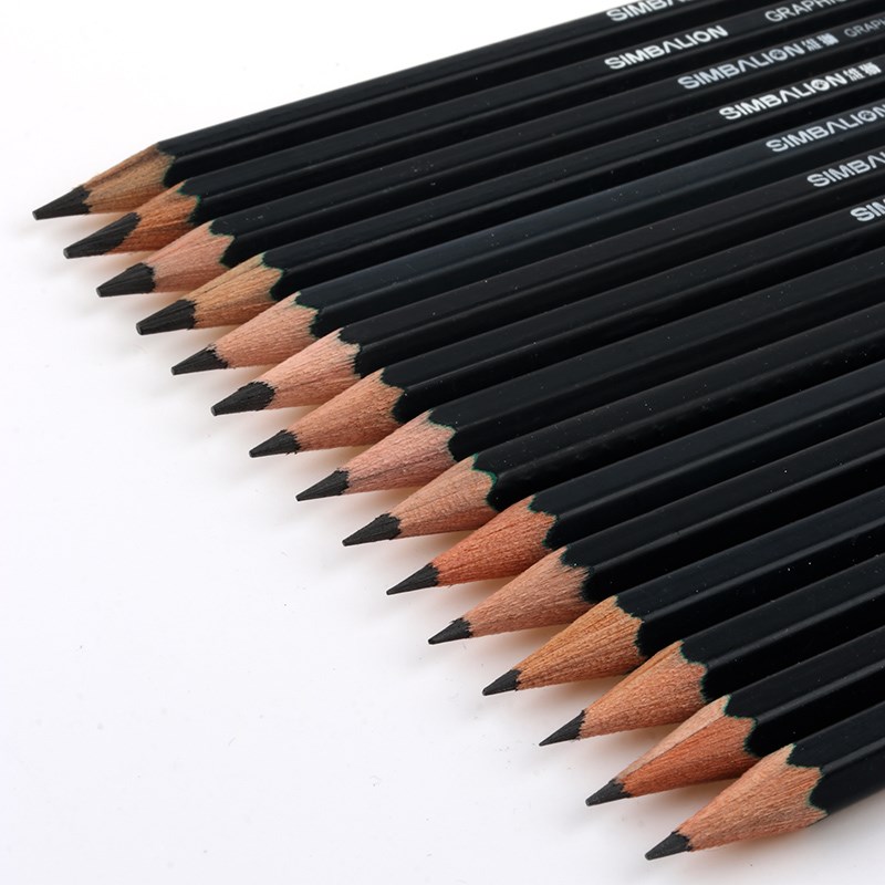 雄狮素描铅笔画画专用素描铅笔套装初学者2B绘画笔手绘素描工具美