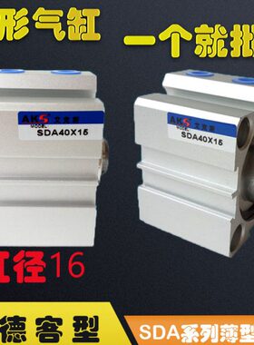 162516/薄*气缸/气缸/5/61516SD型方形*16*//*20**10A116*165030