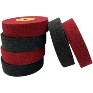 恒兴牌尼龙轮织布尼龙纤维研磨轮抛光打磨拉丝轮锋利耐磨发黑