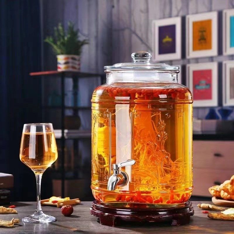 玻璃泡酒瓶斤斤斤斤家用泡酒瓶人参药酒坛酒壶酒瓶,厨房/烹饪用具,泡酒瓶,淘宝优惠券,粉丝福利购,淘宝优惠卷