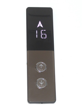 新时达默纳克电梯外呼盒无底盒壁挂式呼梯盒FTHD点阵白光