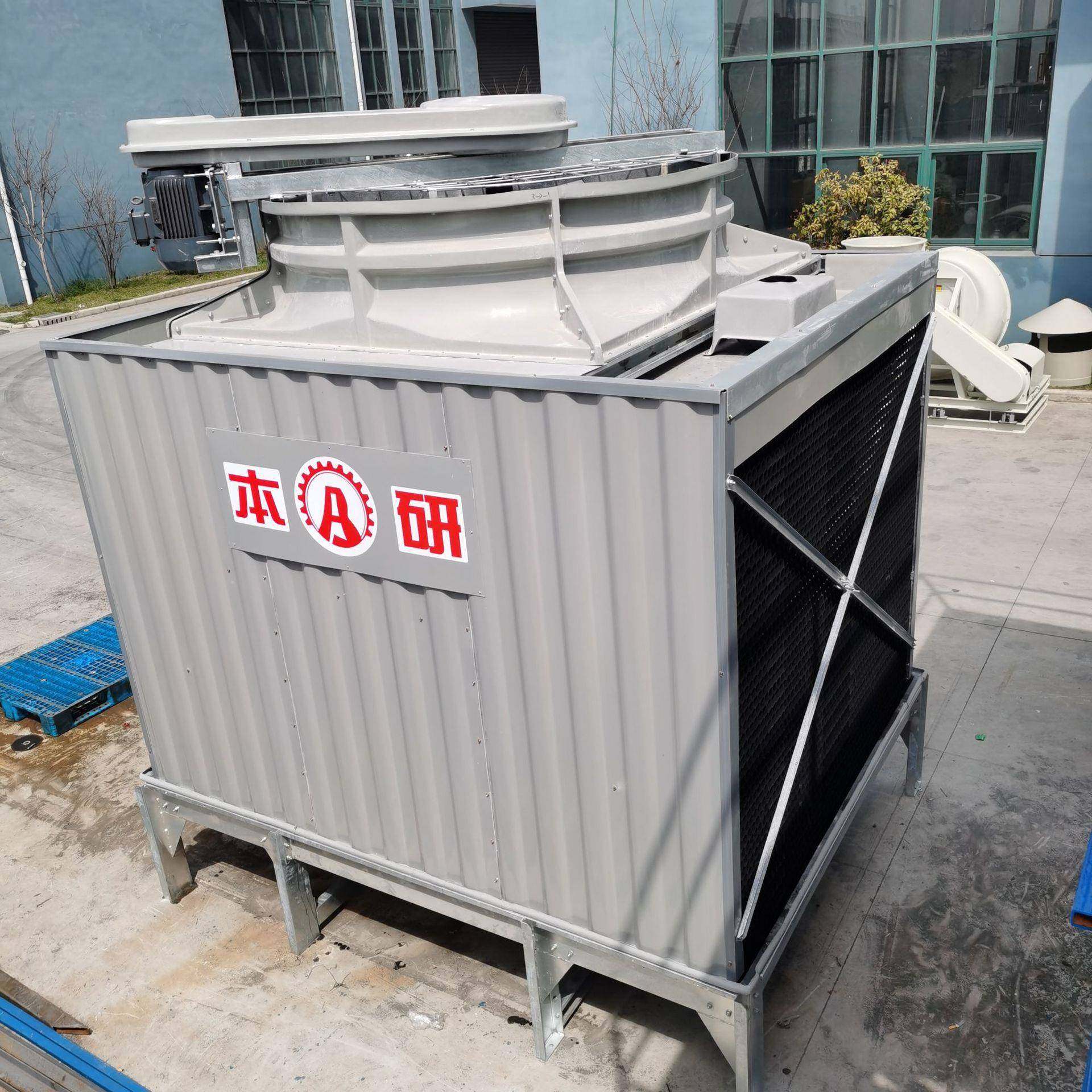 方形冷却塔逆流式凉水塔玻璃钢冷却水塔工业型低噪音散热水塔