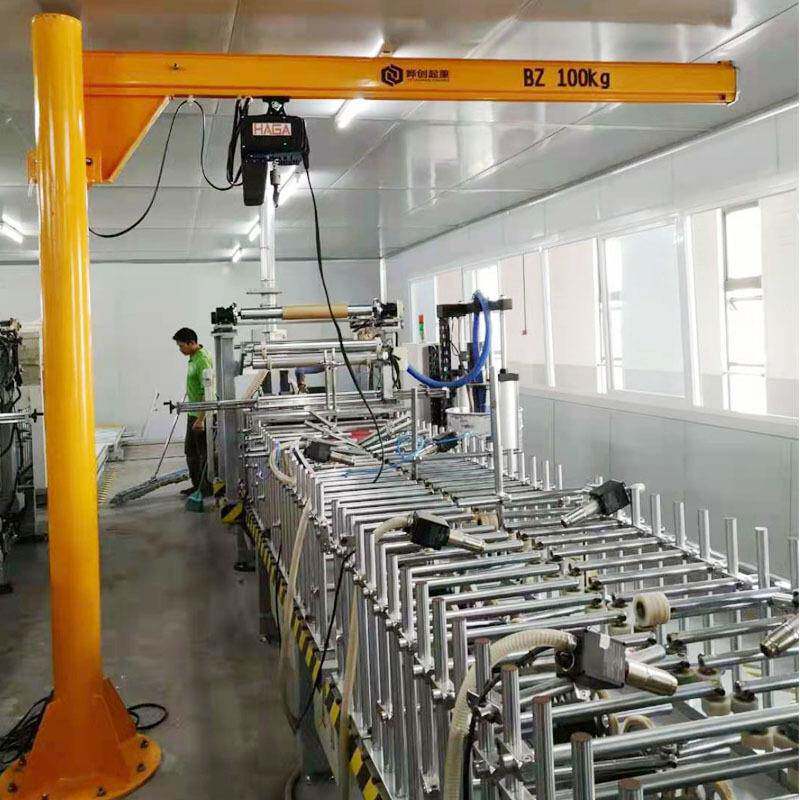 KBK轨道悬臂吊270度180度轻小型工位吊机手动旋转125kg上海