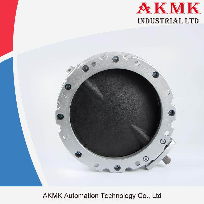 AKMK水泥用蝶阀双法兰V2FS350N粉料阀体搅拌站用机械