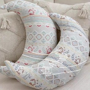 雅赞月亮抱枕侧睡夹腿孕妇哺乳枕睡眠专用腰靠枕宝宝安抚防侧翻