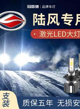 陆风X7/X6/X5/X2/X8/X9风尚专用LED大灯超亮聚光白光远光近光灯泡