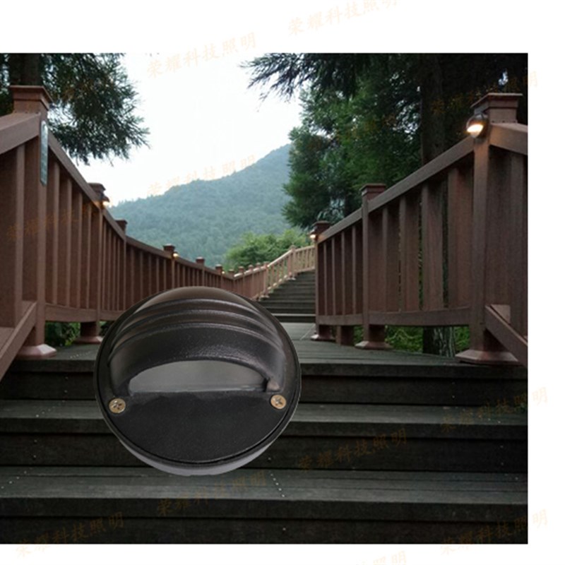 户外壁灯LED墙角灯地脚灯台阶灯室外别墅圆形景观庭院外墙灯饰