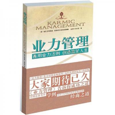 库存绝版书  业力管理：善用业力法则 创造富足人生 9787210046707 麦克·罗奇