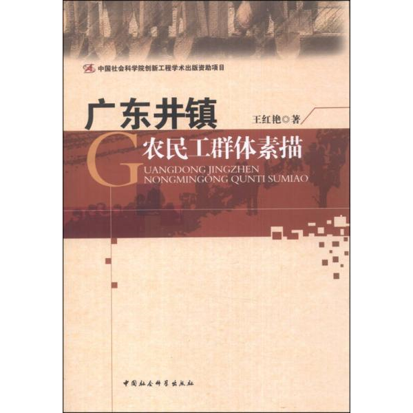 库存绝版书广东井镇农民工群体素描 9787516129234 王红艳 中国社会科学出版社