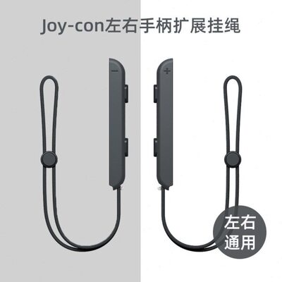 Switch左右手柄手绳挂件 NS JoyCon手柄挂绳金属滑轨手绳一对装