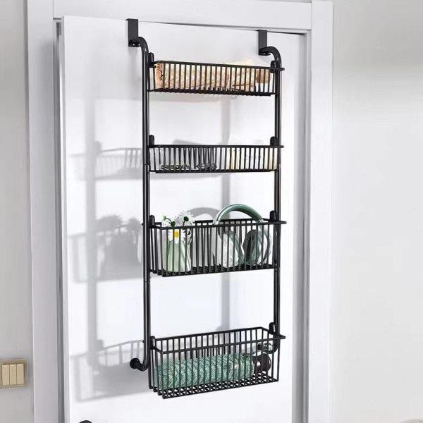 免打孔门后挂篮置物架多层收纳架浴室门后挂架多功能整理架,收纳整理,化妆品收纳架,淘宝优惠券,粉丝福利购,淘宝优惠卷