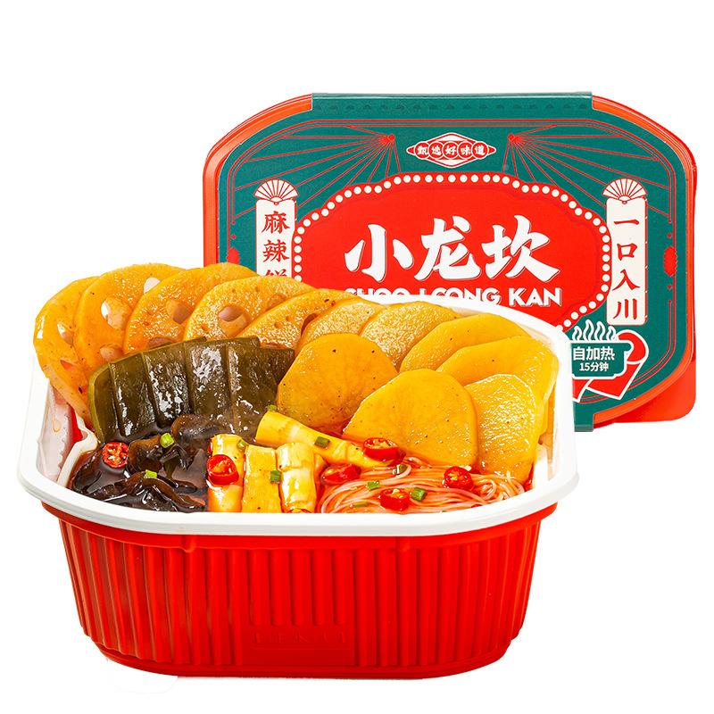 小龙坎自热锅火锅OKK麻辣素什锦小火028g方便速家食用