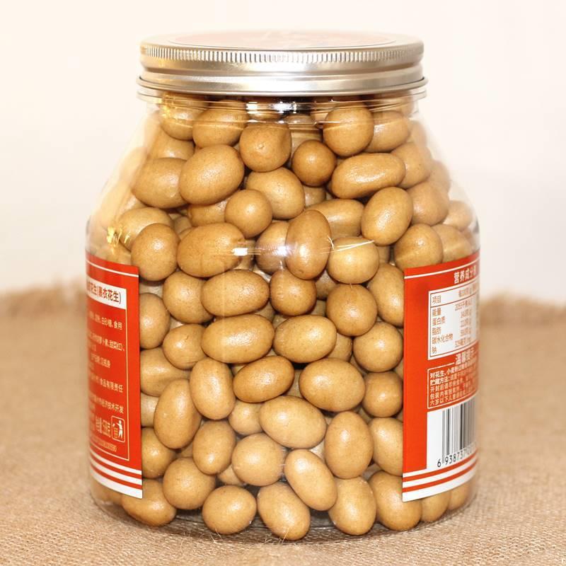 小鱼皮花生5*00g2罐UAS正宗日本豆炒货80后怀旧装吃零食