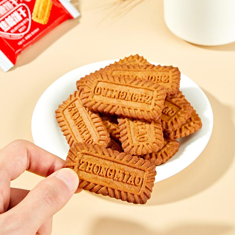 不多言比时风焦糖饼干利52ETD0g整箱压苏打味代早餐休闲小缩吃儿