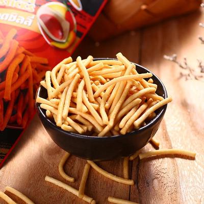 泰V食国进口EBKFOODS 脆Mix脆条罐装150g原味辣味虾条休闲膨化零