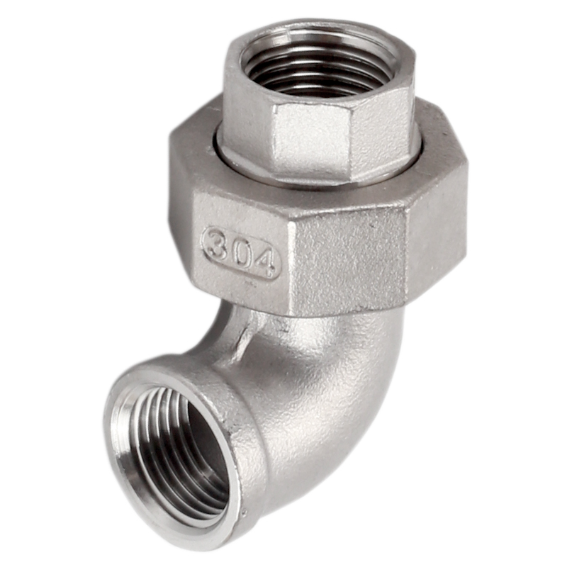 304不锈钢内外丝活接弯头2/3/4/6分1寸1.2寸1.5寸2寸水管接头配件