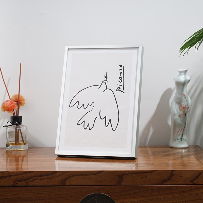 MJ-148龙慧简约铝合金画框正方形相框营业执照框挂墙摆台定制尺寸