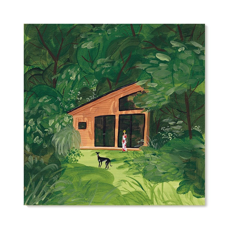 【特惠捡漏】Yukiko Noritake插画复刻艺术版画治愈风景装饰画芯