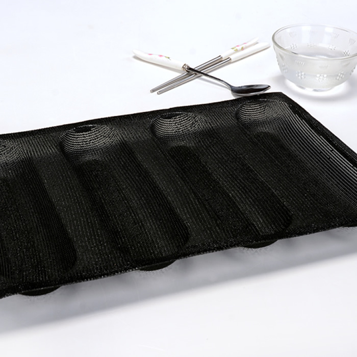 大号赛百味面包用模具400X280MM 4联10寸硅胶面包法棍烘焙用模具