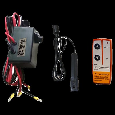 电动绞盘无线遥控器12V24V车载小吊机无线遥控手柄开关配件