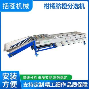 柑橘脐橙分选机水果清洗分级一体机