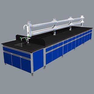 科信铝木实验台佛雅实芯理化板台面边台佛山上门安装