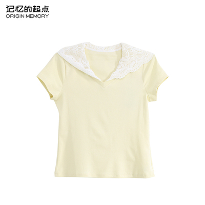 记忆的起点时尚百搭短袖T恤