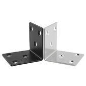 加厚不锈钢角码 90度直角加固定角铁支架层板托桌椅连接件 L型码