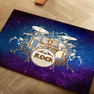 架子鼓垫子防滑隔音地毯电子鼓爵士鼓专用鼓毯地垫加厚防震隔音垫