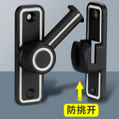 插销门栓室内免打孔门锁卫生间门扣移门卡扣大门老式 房门闩锁 明装