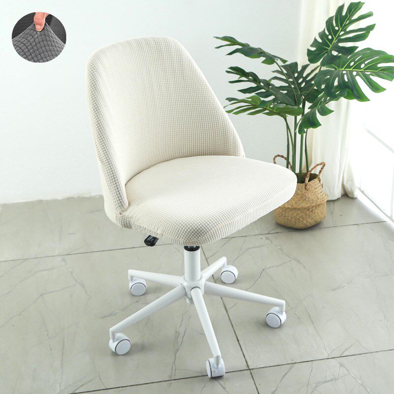 加厚弹力万能通用餐桌椅子套罩小弧形矮背坐垫靠背办公室工作板凳