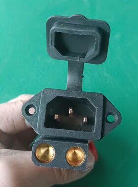 10平方大功率耐高温充电口品字头转安德森转接线QS8接口连接线