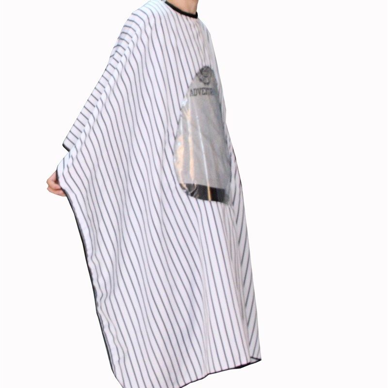 高档发廊成人专业理发衣透明窗口 剪发围布美容美发 条纹透明围布,婴童用品,理发围布,淘宝优惠券,粉丝福利购,淘宝优惠卷