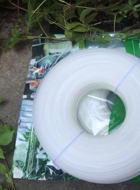 KKK(500G)耐磨白色红色割草线打草线尼龙线尼龙绳割草头割灌机