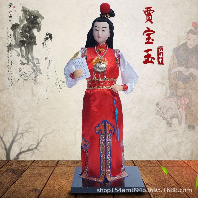 北京绢人红楼梦人偶十二金钗唐偶娃娃家居装饰摆件中国风工艺礼品,特色手工艺,绢人,淘宝优惠券,粉丝福利购,淘宝优惠卷