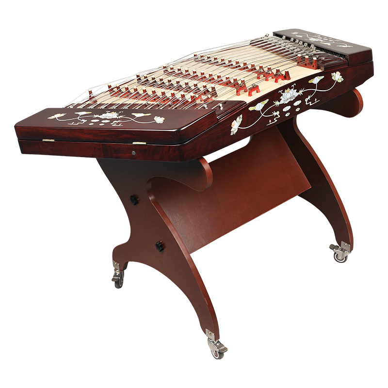 星海 扬琴初学入门色木材质教学系列酒红色杨琴初学者402扬琴乐器
