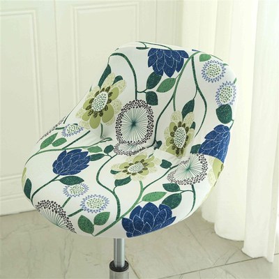 弹力通用弧形椅子套罩垫靠背座酒吧台收银前高脚旋转升降板凳套罩