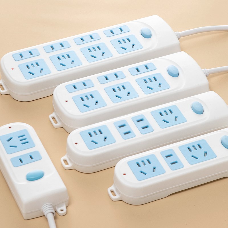 两脚插座两孔插排两头转换器插头插排两项2脚二孔头插线板接线板