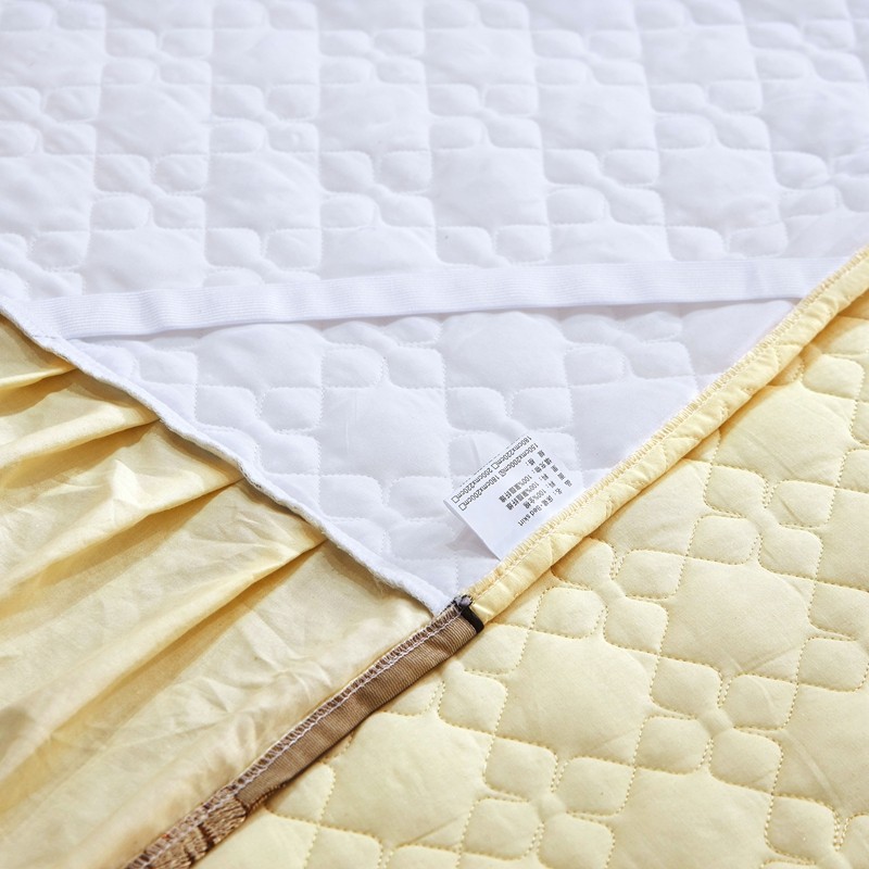 欧式蕾丝纯棉床裙款四件套夹棉加厚床罩1.5m1.8m全棉被套床上用品