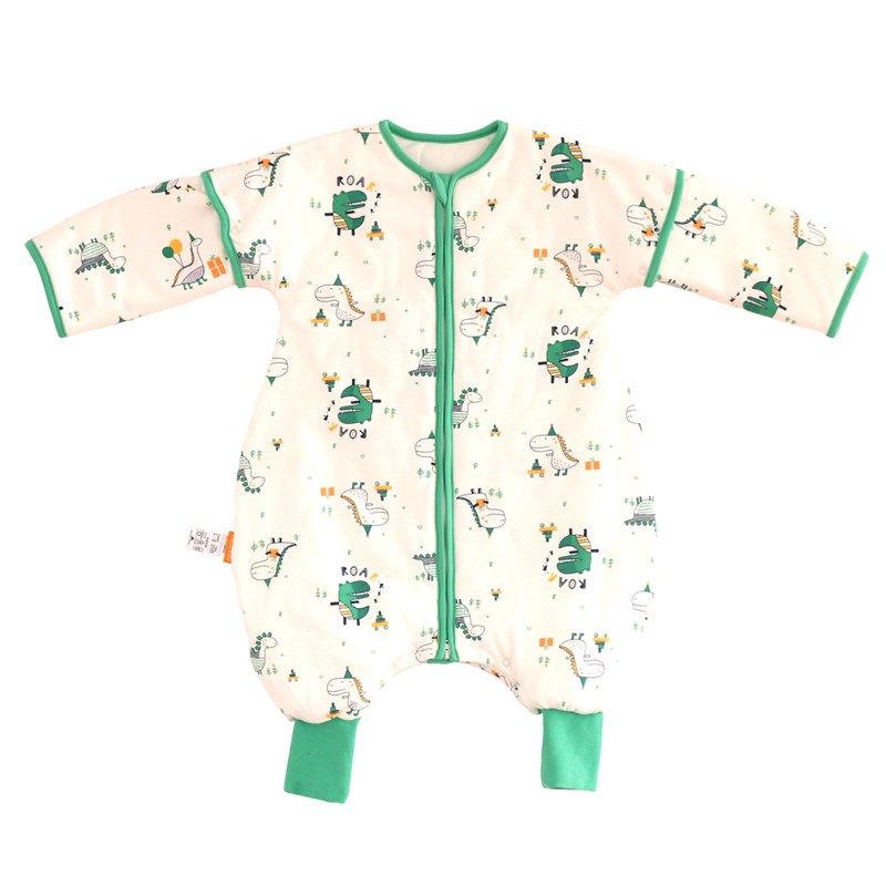 出口订单 春秋冬宝宝恒温睡袋 带袖分腿睡袋婴儿睡袋儿童四季通用