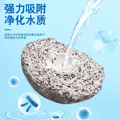 鱼缸过滤材料中空石英球硝化纳米细菌屋陶瓷环生化培菌球NO1滤材