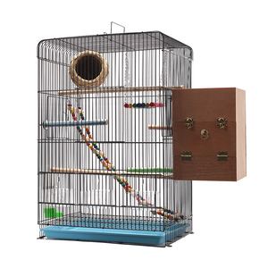 鹉林鹦鹉鸟笼虎皮玄凤牡丹珍珠鸟豪华加高别墅大号金属繁殖鸟笼子