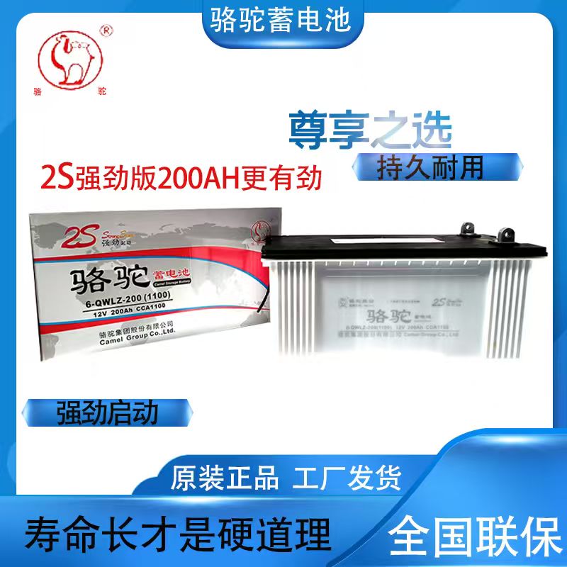 骆驼蓄电池12v200ah6-QWLZ-120AH