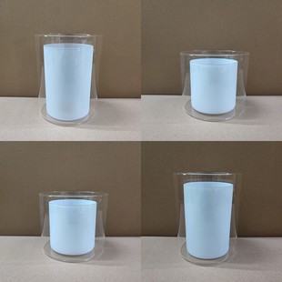 灯具配件大全双层玻璃灯罩客厅吊灯E27螺口光面DIY旧灯换新外壳罩