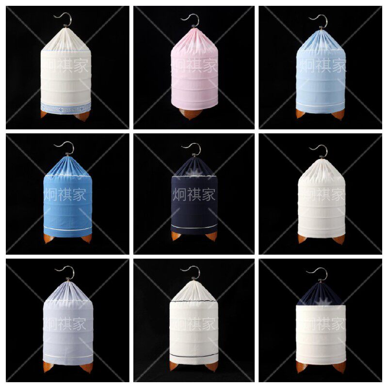 画眉鸟笼布广笼清远衣黑色白条式罩衣高档配件双层圆型36生头换毛