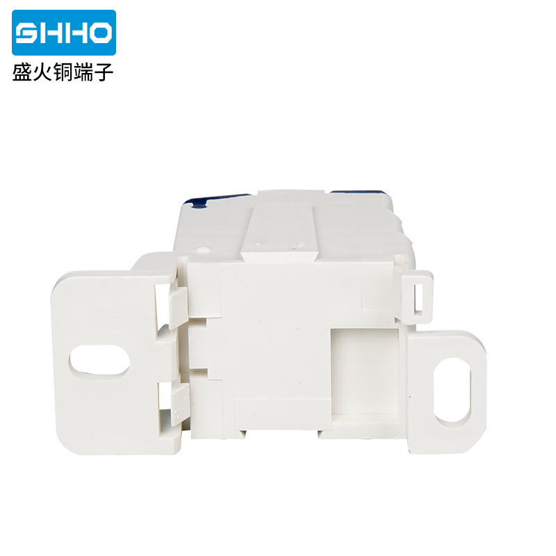 UKK80A单级分线盒一进六出卡轨式接线端子大电流家用零线端子盒