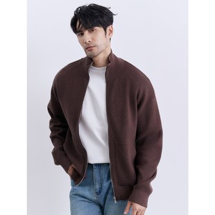 保暖开衫 休闲时尚 外套毛衣 立领针织衫 2024秋冬保暖BI备毛线衣男士