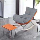 北欧网红摇椅懒人休闲躺椅家用轻奢摇摇椅客厅午睡阳台单人沙发椅