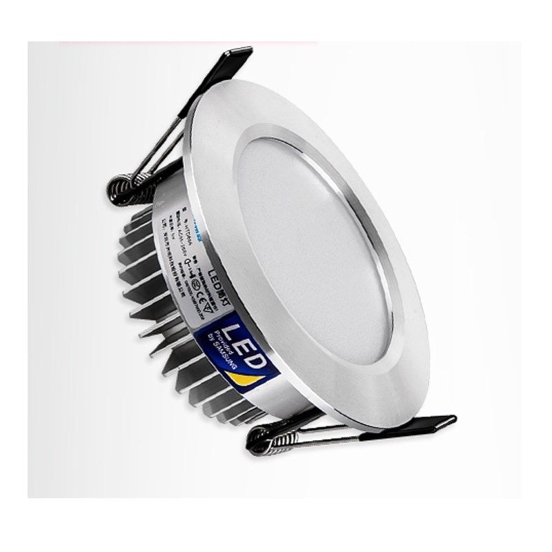 洲明翰源LED筒灯吊顶天花灯2.5寸客厅防雾节能筒灯3W 5W全套8公分