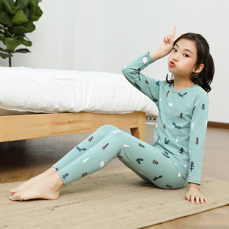 女童秋衣卫生裤纯棉莱卡春秋薄款中大童修身内搭毛衣裤儿童内衣套,童装/婴儿装/亲子装,内衣套装,淘宝优惠券,粉丝福利购,淘宝优惠卷